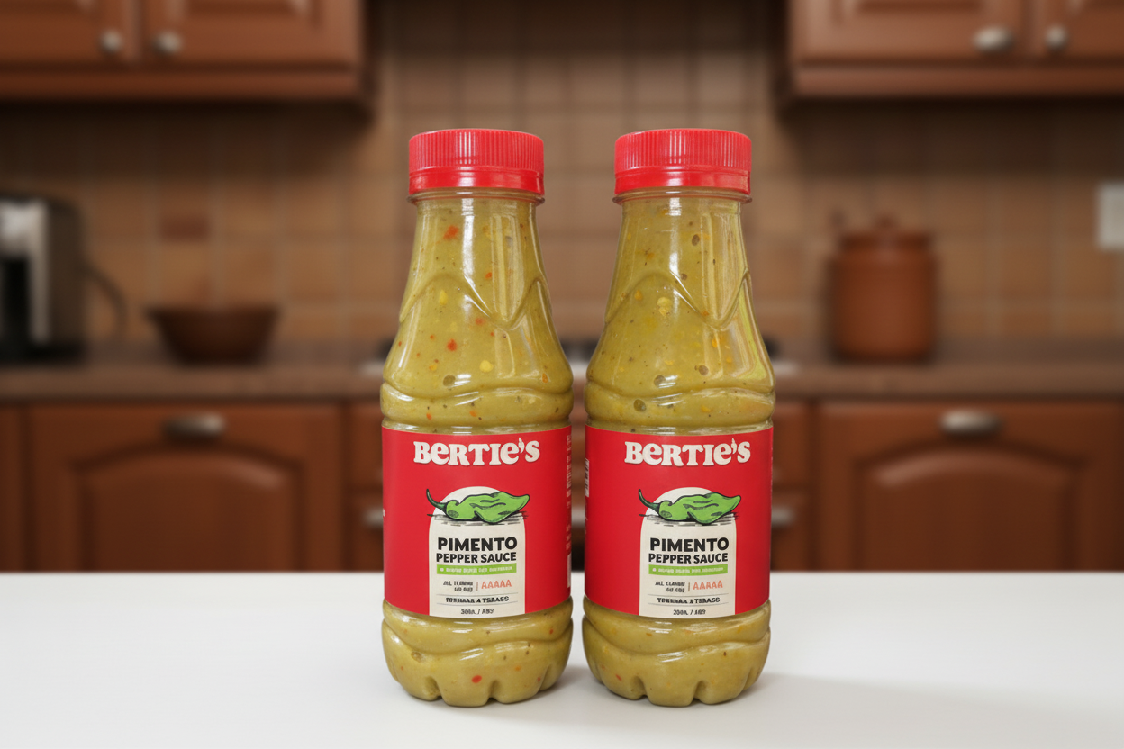 Bertie's Pimento Pepper Sauce 10 oz