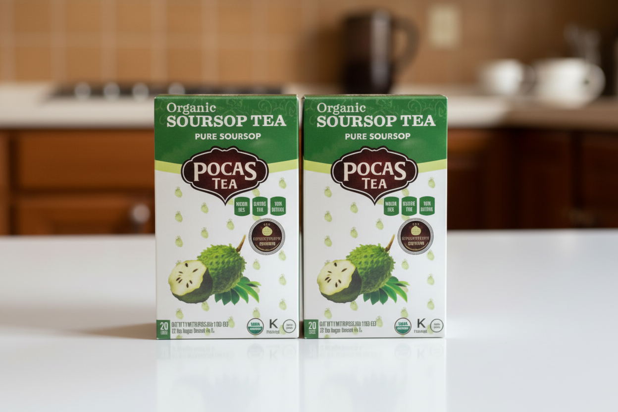 Pocas Pure Soursop Organic Tea Bags 20ct