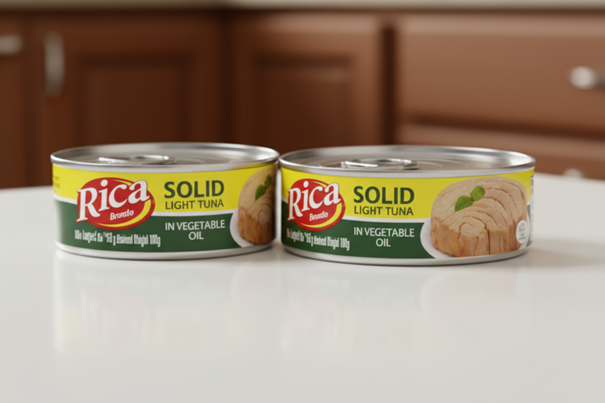 Rica Solid Light Tuna In Vegetable Oil 5oz