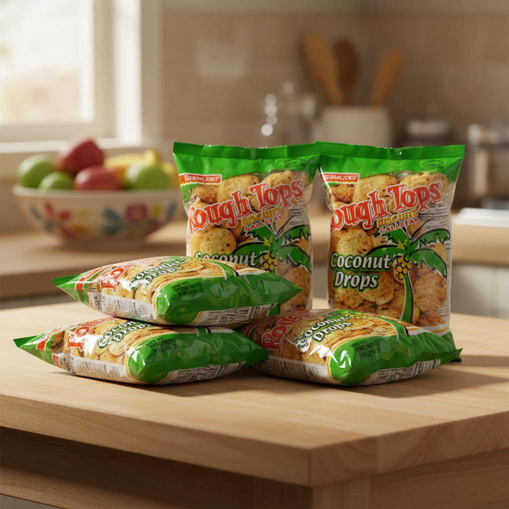 Rough tops coconut drops 5oz/4pk