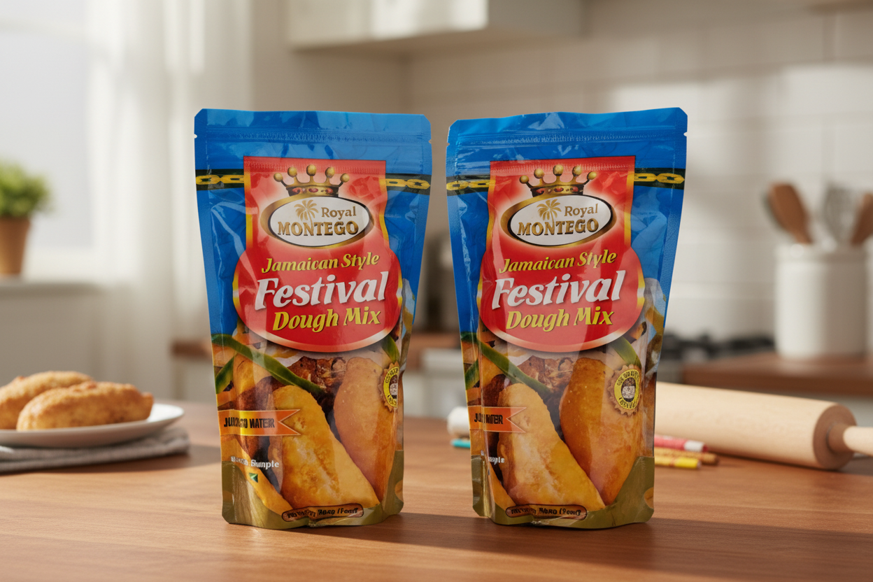 Royal Montego Jamaican Style Festival Dough Mix 9.5 oz