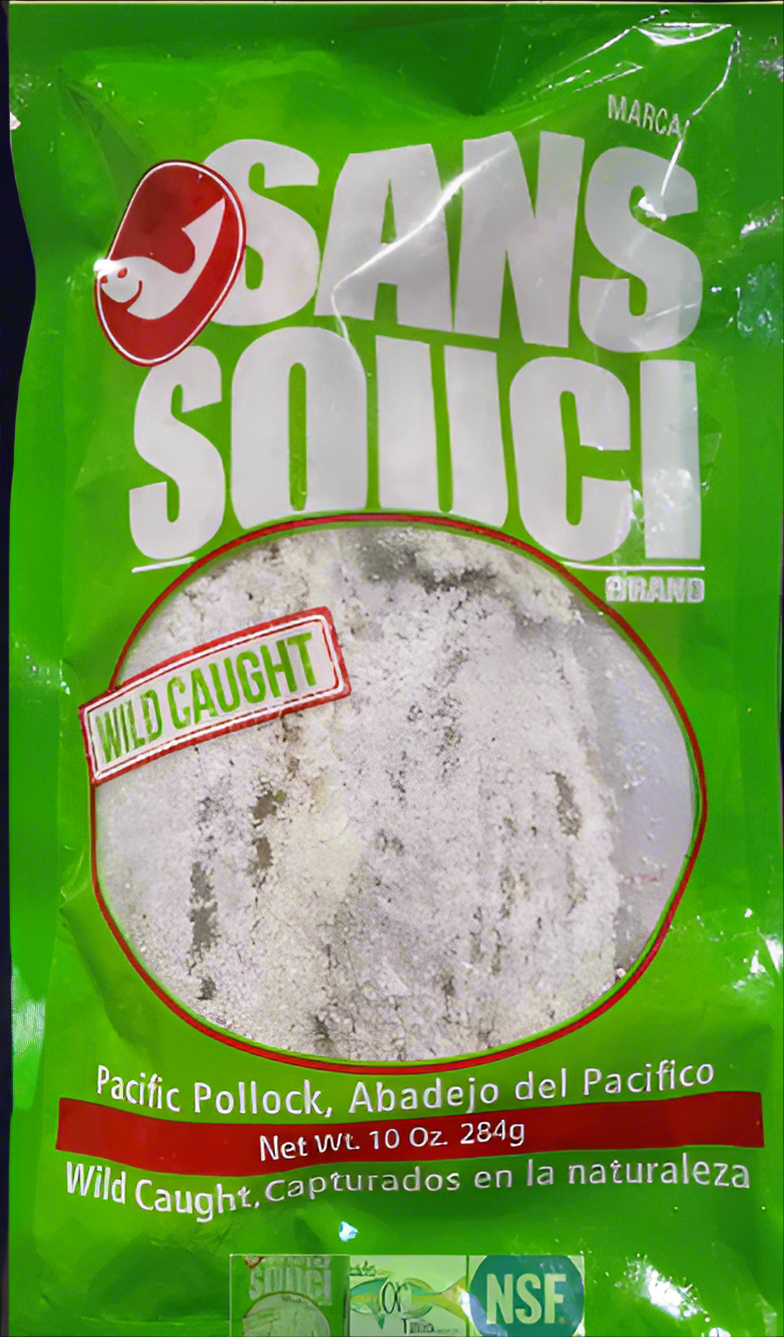 SAN SOUCI WILD CAUGHT POLLOCK FILLET 10 OZ