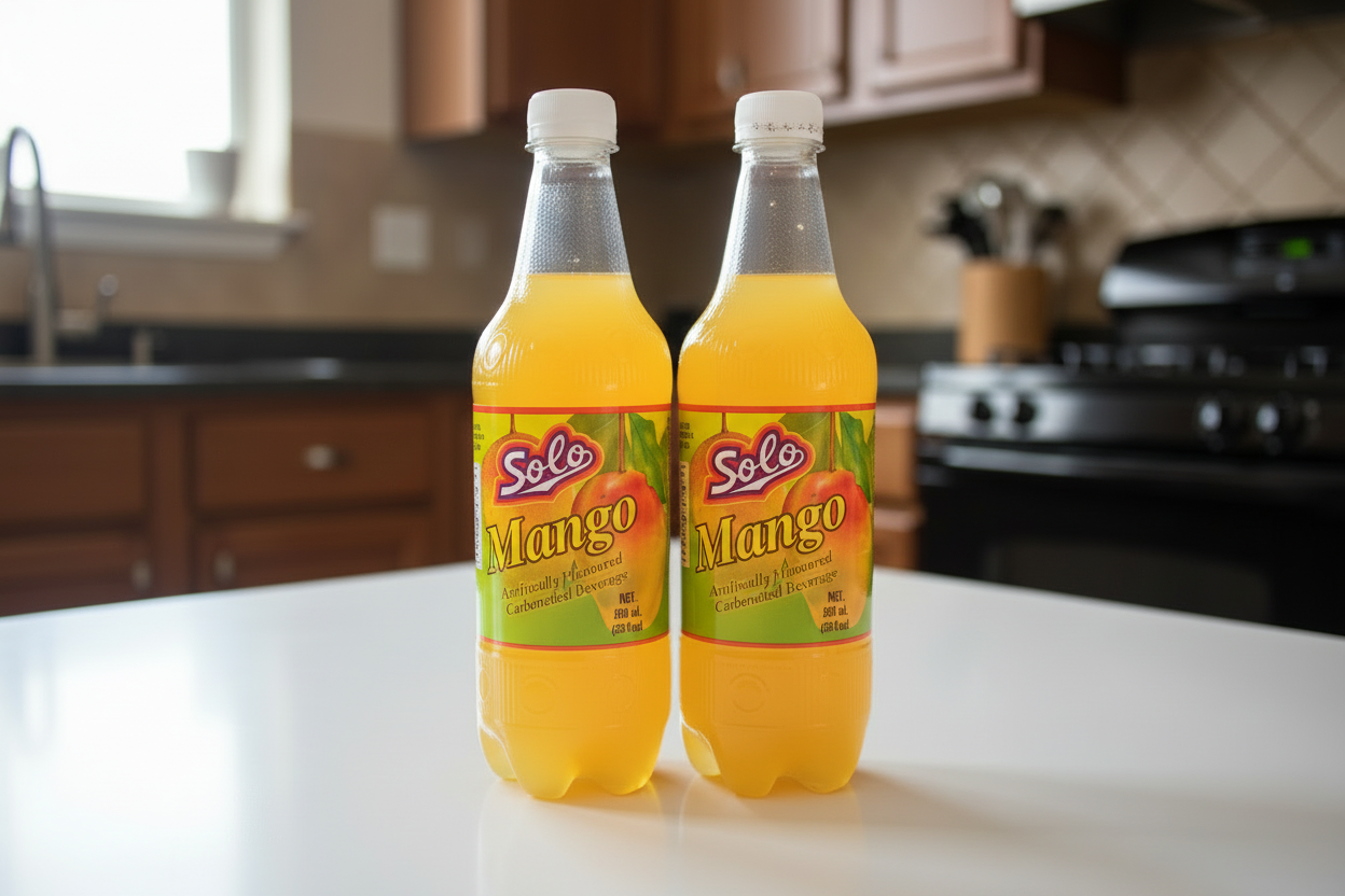 Solo Mango Carbonated Beverage 20oz