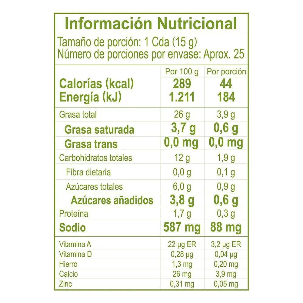 Fruco salsa tartara 180 gr