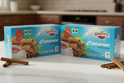 Shavuot 100% Natural Jamaican Cinnamon Tea Bags 24ct