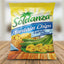 Packaging of Soldanza Plantain Chips with banana illustration on a white background
