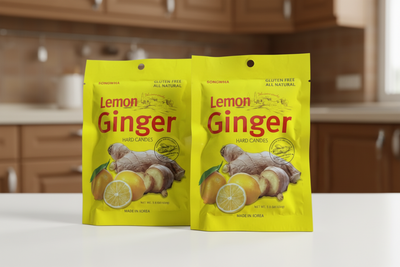 Songwha Gluten Free Lemon Ginger Hard Candy 3.5oz