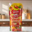 Swiss Spicy tomato ketchup packaging with colorful design