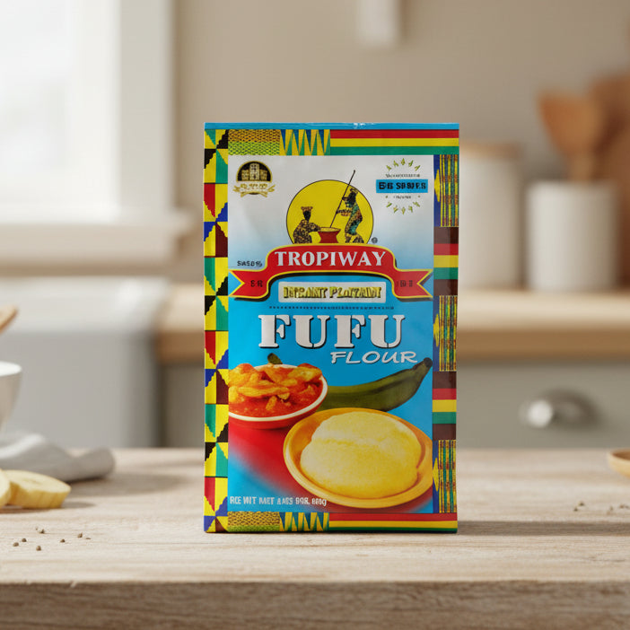 Tropiway Pufu packaging on a white background