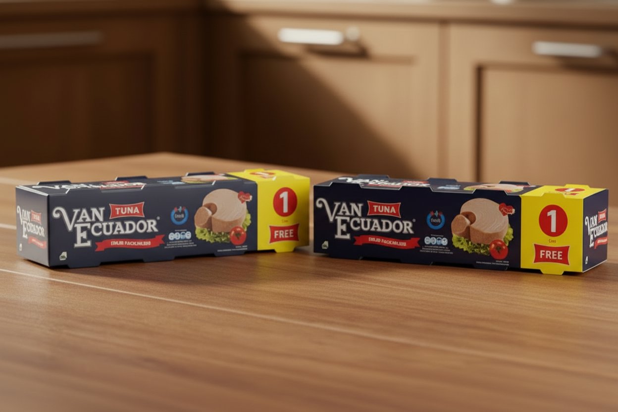Van Ecuador Solid Tuna in Oil 4pk