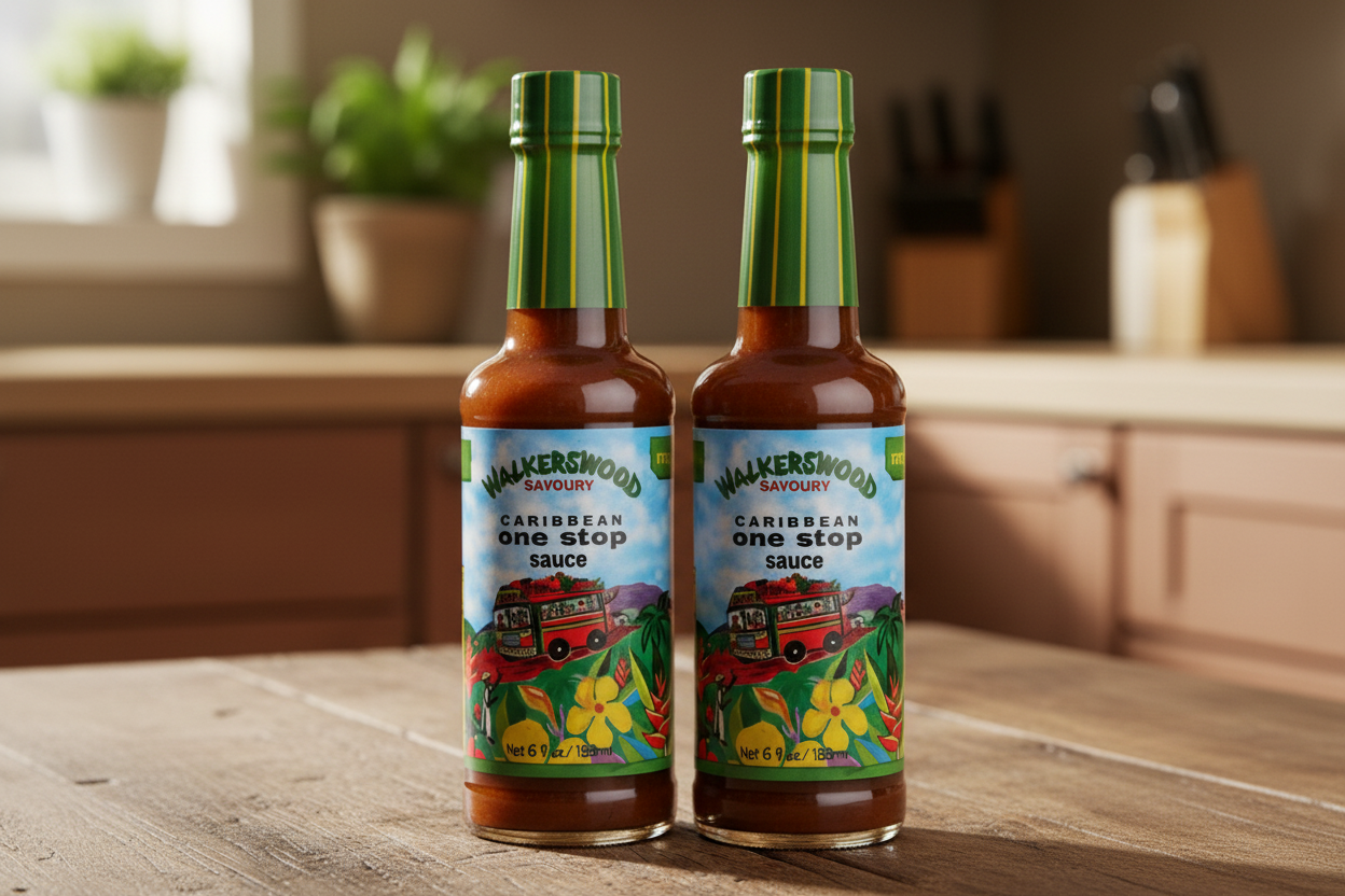 Walkerswood One Stop Sauce, Savoury, Caribbean 6 oz