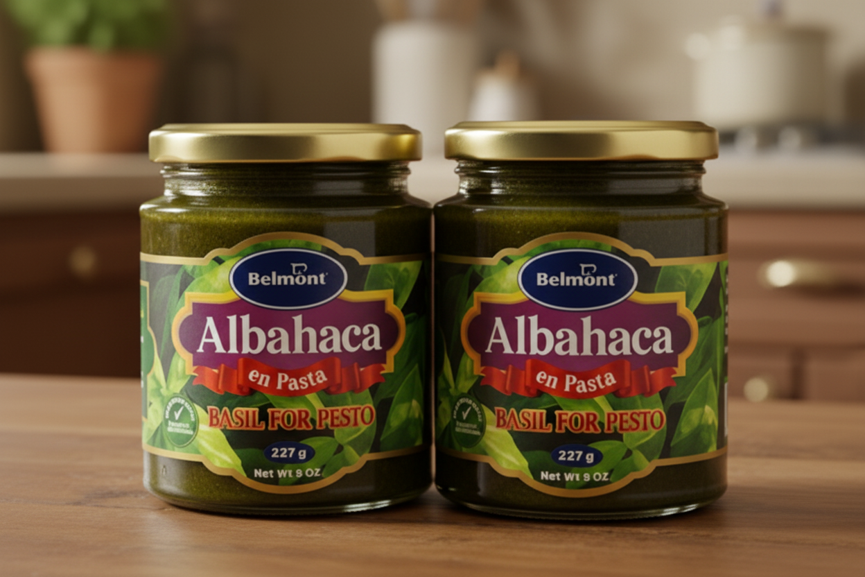 Belmont albahaca pesto 8oz