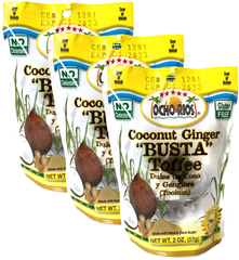 OCHO RIOS BUSTA CANDY COCONUT GINGER 2oz/3pk