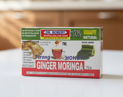 Dr Robert Ginger Moringa Tea Bags 1.06oz 20ct