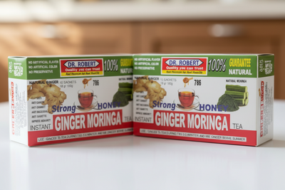 Dr Robert Ginger Moringa Tea Bags 1.06oz 20ct