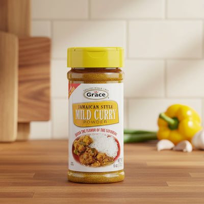 Grace jamaican style mild curry powder, savor the flavor of the caribbean