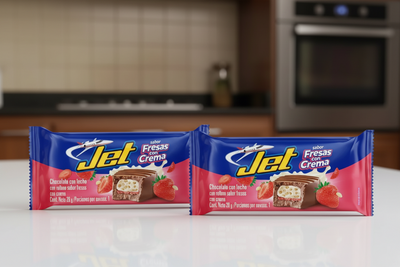 Jet fresas con crema 29g