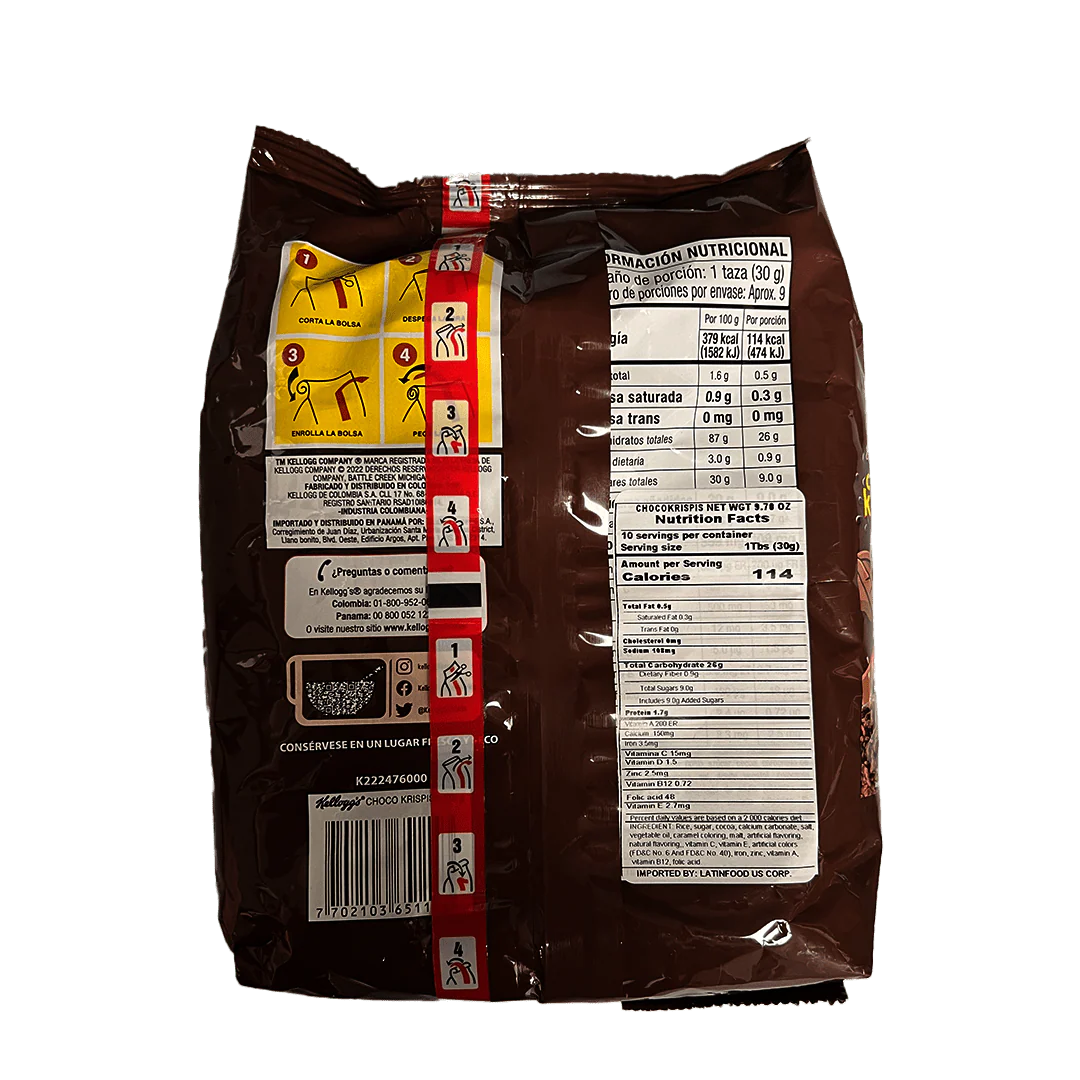 CHOCO KRISPIS COLOMBIA 275 GR