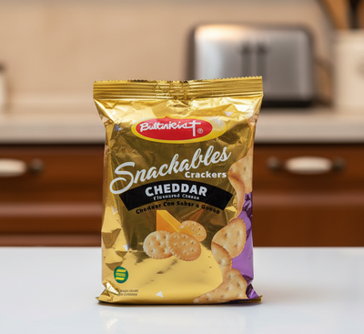 Butterkist Snackables Cheddar Crackers 1.6 oz 2PK