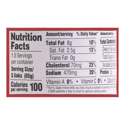 Excelsior hot vienna sausage 4.8 OZ