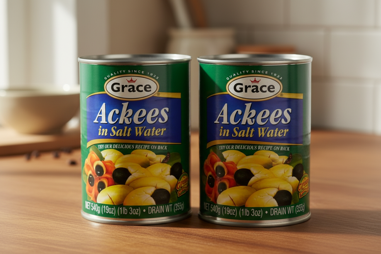 Grace Ackees in salt water, 19 oz