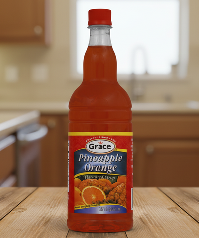 Grace Syrup, Flavored, Pineapple Orange 25.5 oz