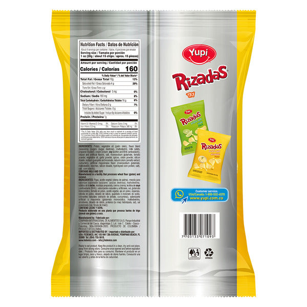 Yupi Rizadas Mayonnaise 4.5 oz