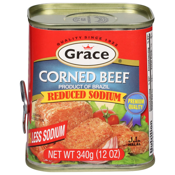 GRACE LOW SODIUM CORNED BEEF 12oz