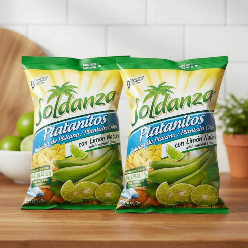 Soldanza lime plantains  2.5oz/3PK
