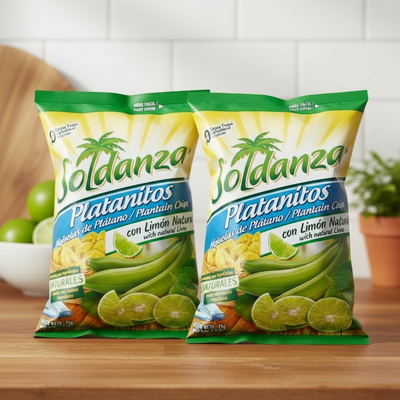 Soldanza lime plantains  2.5oz/3PK