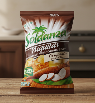 Soldanza cassava chips 1.6oz