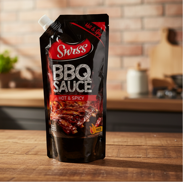 Swiss Bbq Sauce Hot & Spicy 500ml