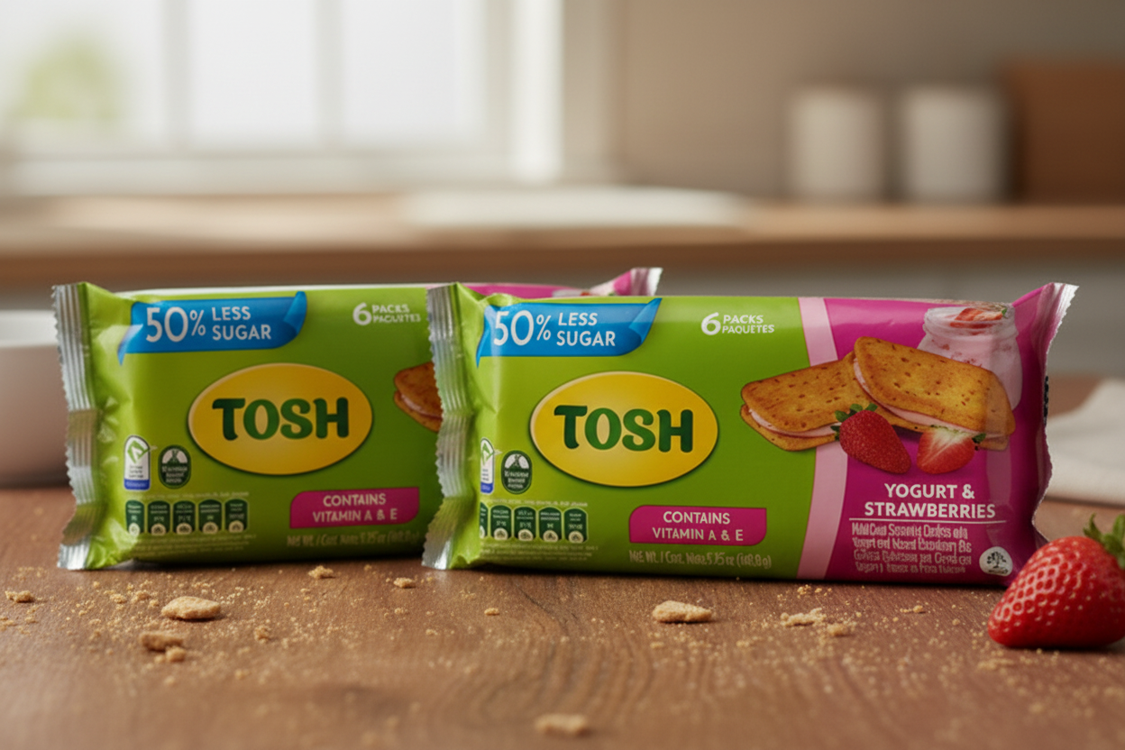 Tosh galletas de fresa 6ct