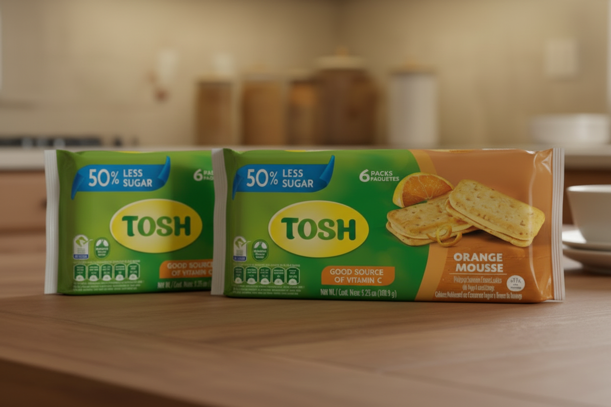 Tosh galletas de Naranja 6ct