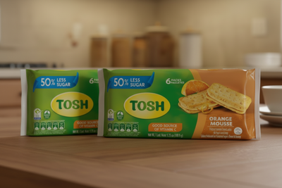 Tosh galletas de Naranja 6ct