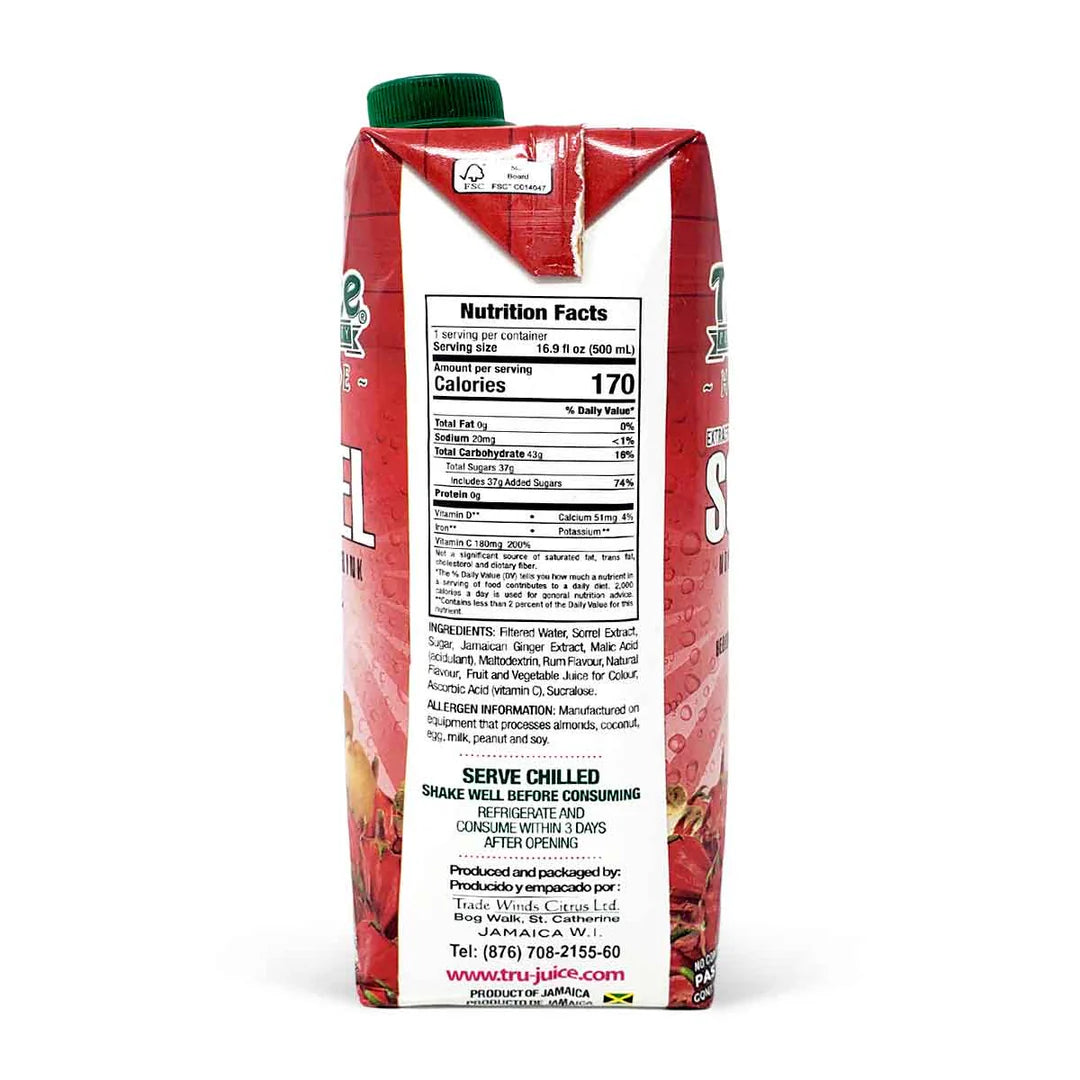 Tru-juice sorrel 16.9oz