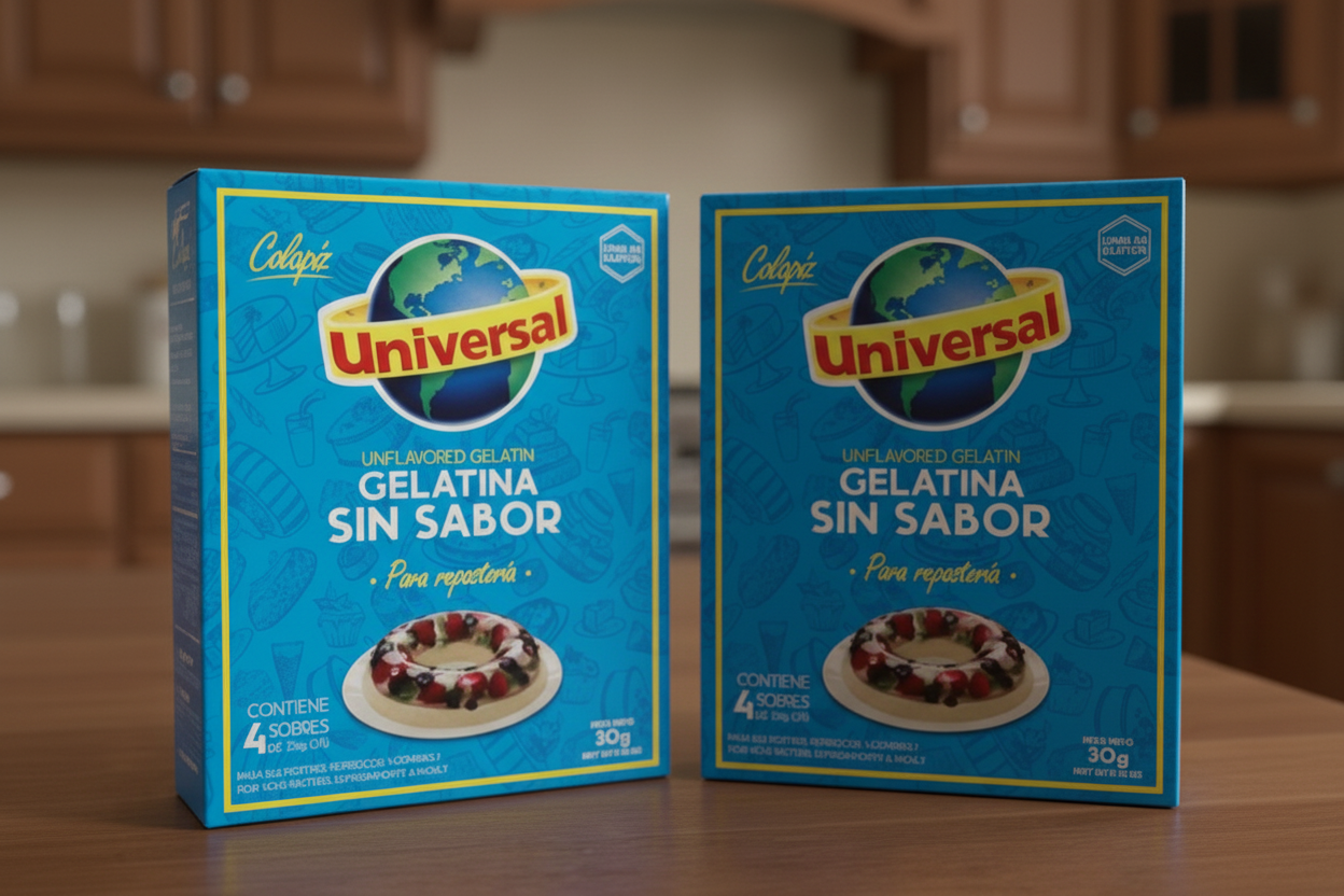 Universal Gelatina sin sabor 30 gr