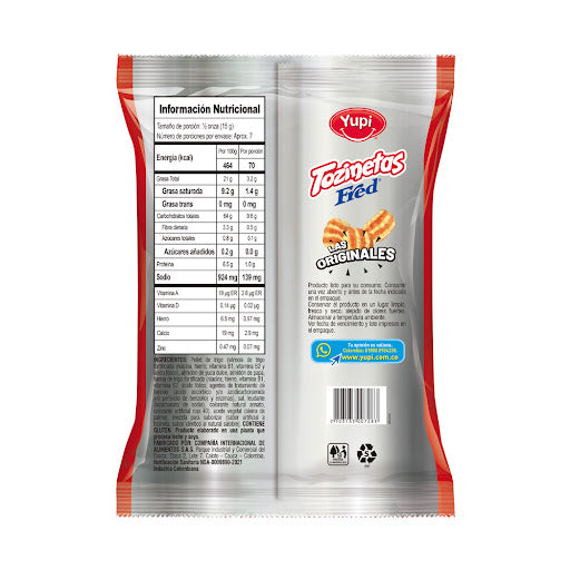 Yupi Tozineta Fred 100gr