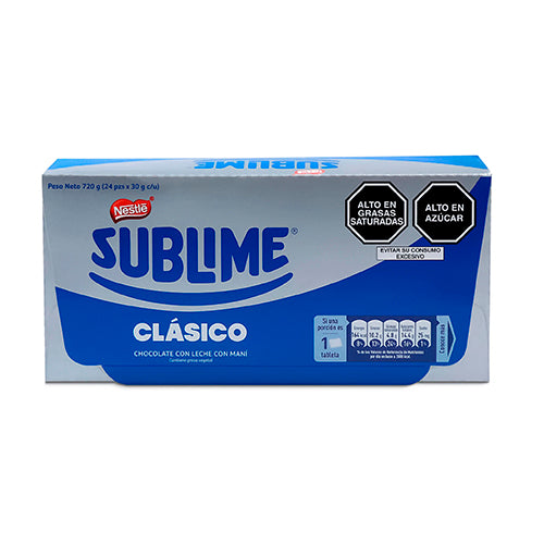 SUBLIME CHOCOLATE CLASICO 24 CT