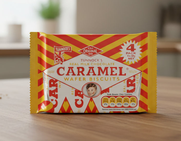 Tunnocks caramel wafer 4CT