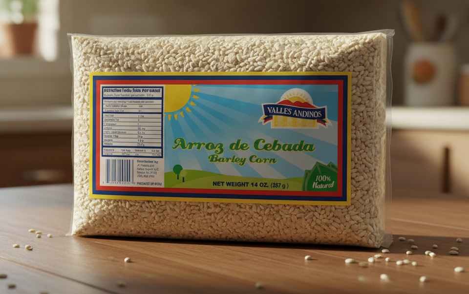 VALLES ANDINOS ARROZ DE CEBADA-BARLEY RICE 14 OZ