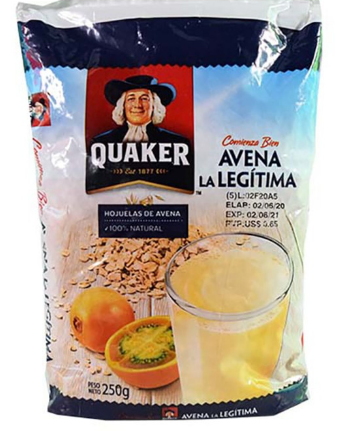 QUAKER AVENA LA LEGITIMA 250 GR