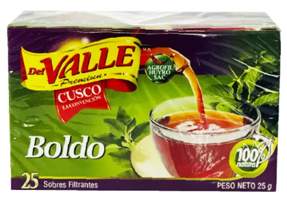 DEL VALLE BOLDO TEA 25 CT