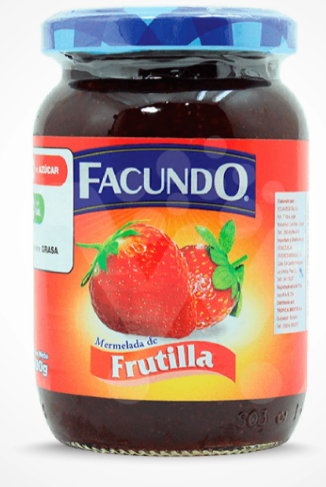 FACUNDO MERMELADA DE FRUTILLA 300 GR