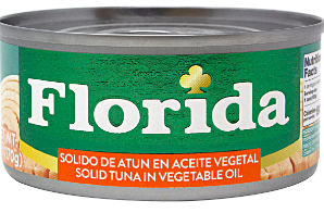 FLORIDA SOLID TUNA IN OIL 6 OZ