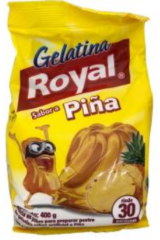 GELATINA ROYAL PIÑA 400 GR