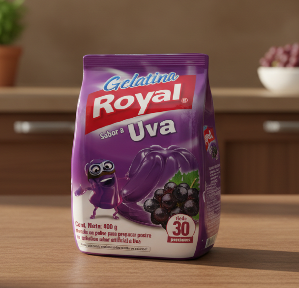 Gelatina Royal Uva 400gr
