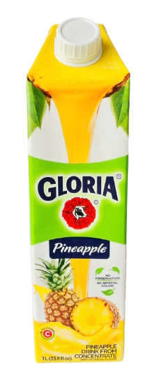 GLORIA PINEAPPLE NECTAR  33.8 OZ