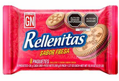 GN RELLENITAS FRESA 8PK