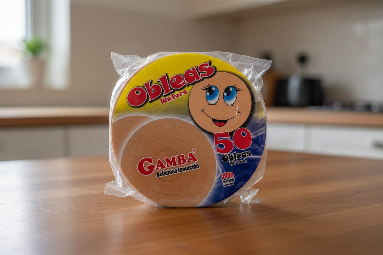 Gamba Obleas Wafer 50 ct
